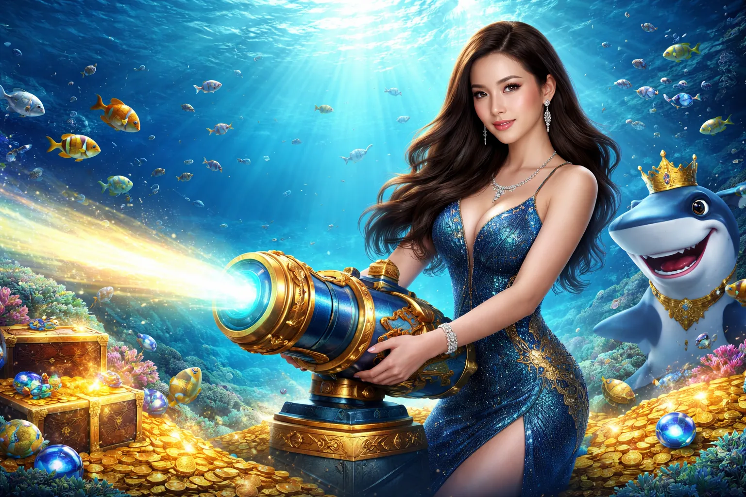 Máy slot game rực rỡ và trò bắn cá sôi động tại vz88 com