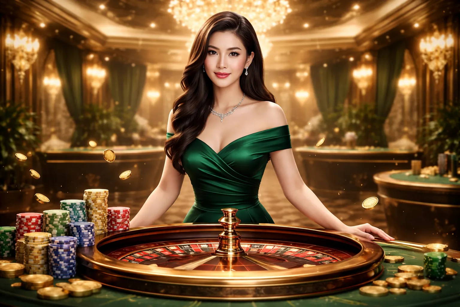 Bàn casino trực tuyến với dealer người thật tại vz88 com